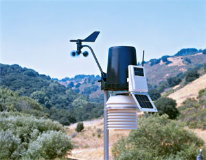 Abri météo anti-rayonnement passif pour thermomètre et hygromètre.