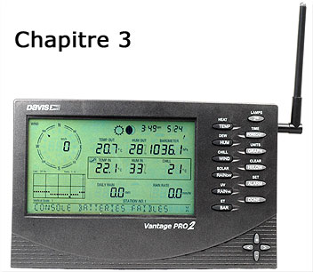 Chapitre 3 - utilisation de la console Vantage Pro 2 FR