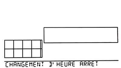 Ecran de configuration changement du décalage horaire automatique Vantage Pro 2